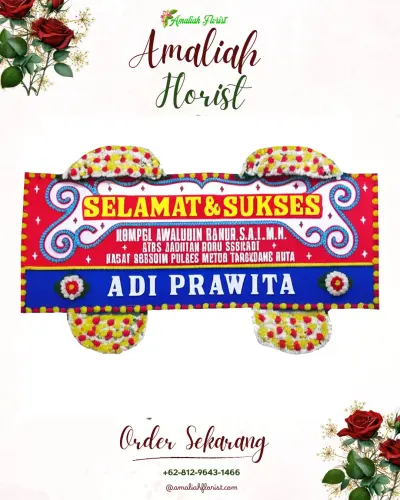 Karangan Bunga Ucapan Selamat di Sidoarum